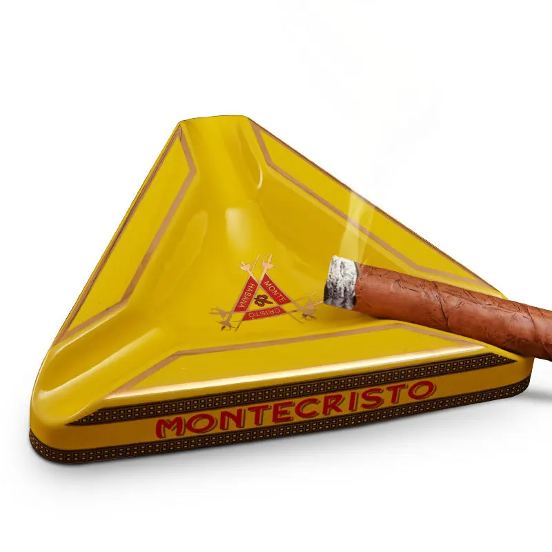 Trikotnik Cigar Namenske Keramični Pepelnik Home Office Okraski Kajenje Cigar Dodatki Pepelnik