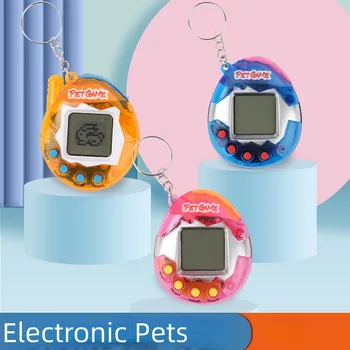 3Pcs Pregleden Elektronski hišni Ljubljenčki Tamagotchi 90. LETIH Nostalgično 168 hišne Ljubljenčke V Enem Navideznem Cyber Digitalni Pet Igrače Pixel Smešno Igra Igrače