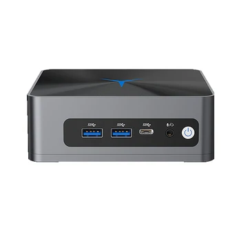 HUNSN Mini PC,BX05k,Intel Celeron N5095,Industrijski Računalnik,TPM2.0,Tip-C za USB,4 x UUSB3.1,DP, HDMI,LAN,Vesa Mount